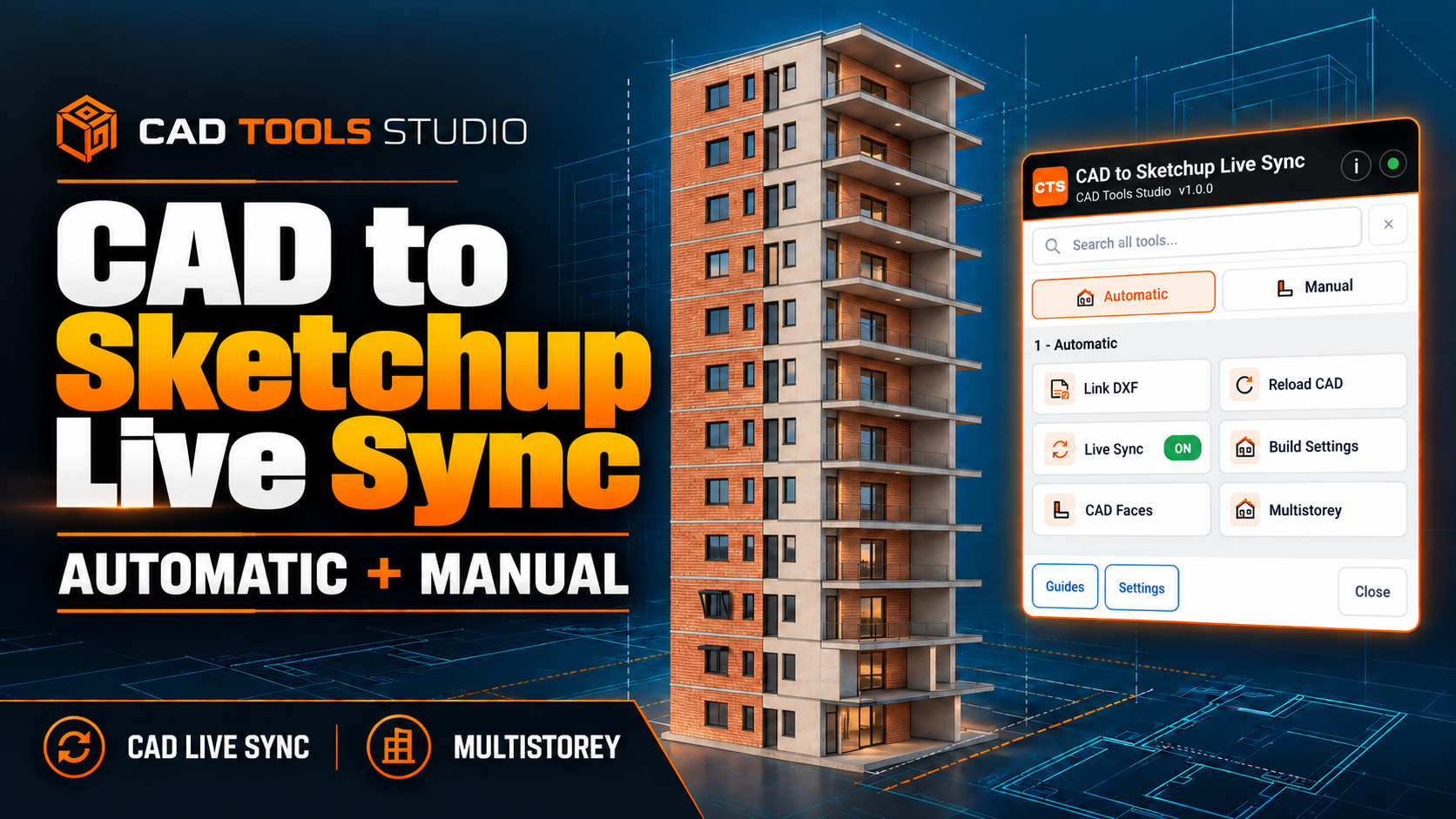 CAD_to_Sketchup_Live_Sync_V1.0.1 tutorial preview